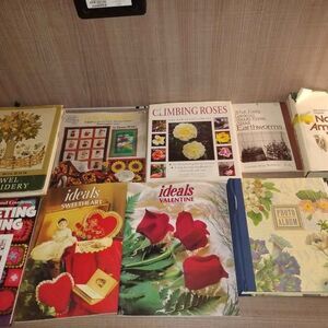 Lot of vintage books which can be used for making junk journals or other crafts